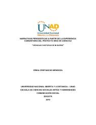 narrativas periodísticas a partir de la experiencia comunitaria ... - Unad