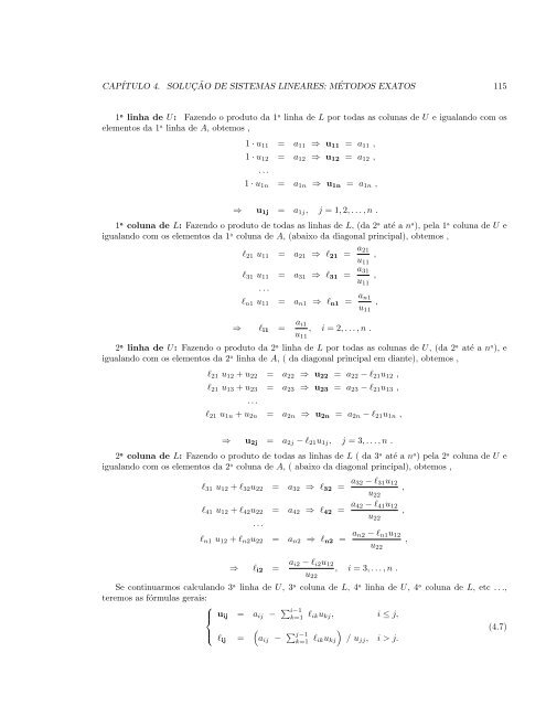 Cálculo Numérico - Engenharia Civil UEM