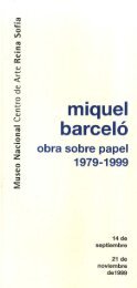 Folleto de Miquel Barceló. Obra sobre papel. 1979-1999 - Museo ...
