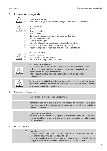 Instrucciones de servicio - Hoval