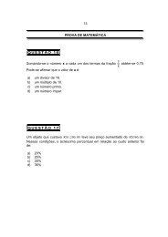 13 PROVA DE MATEMÁTICA QUESTÃO 16 Somando ... - PUC Minas