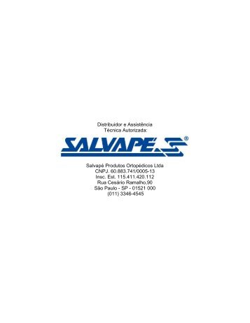 Distribuidor e Assistência Técnica Autorizada: Salvapé Produtos ...