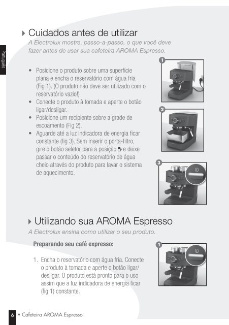 Manual do usuário Manual del usuario - Electrolux