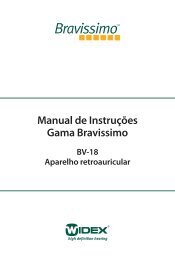 Manual de Instruções Gama Bravissimo - Widex