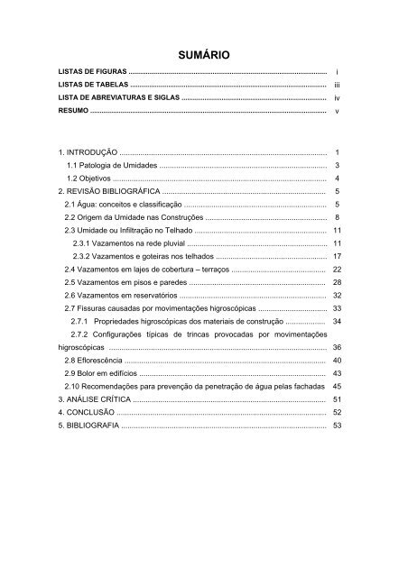 patologias ocasionadas pela umidade nas ... - CECC - UFMG