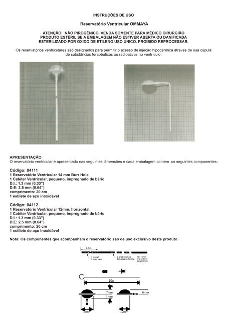 reservatorio Omaya INSTRUES DE USO.cdr - Asher Medical Products