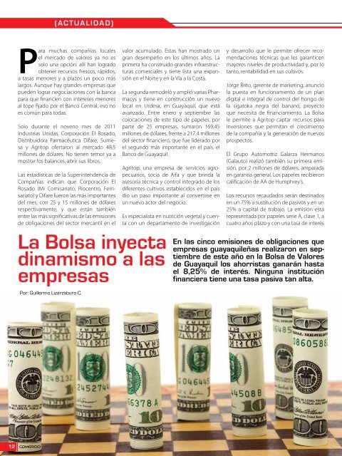 Revistandiciembre2011.pdf - Cámara de Comercio de Guayaquil