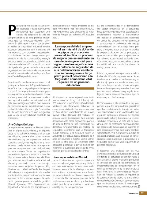 Revistandiciembre2011.pdf - Cámara de Comercio de Guayaquil