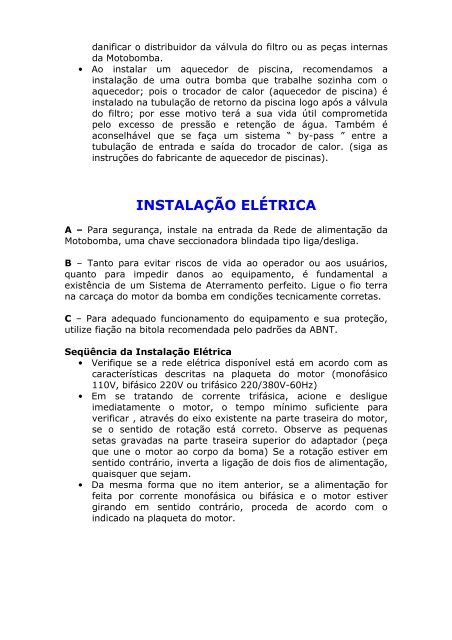 MANUAL DE INSTALAÇÃO - GM Fibras