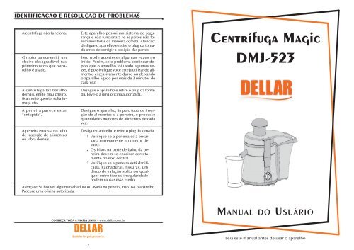 Manual de Instruções - dellar