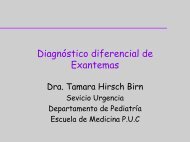 Diagnóstico diferencial de Exantemas - Medicina de Urgencia UC