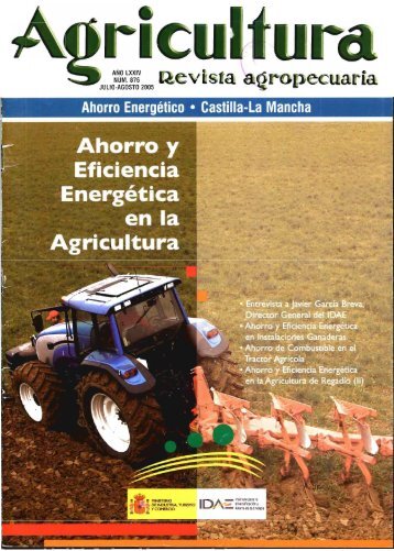 Agricultura revista agropecuaria, ISSN: 0002-1334 - Ministerio de ...
