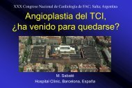 La Angioplastia ha venido para quedarse - CACI