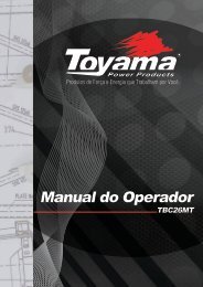 Manual do Operador - Toyama