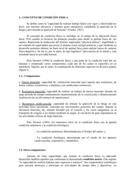 Que es la condicion fisica y sus componentes