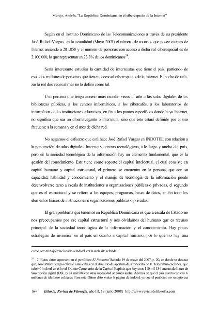 Ensayo filosófico cibercultural y cibersocial (1995-2007) - Educando