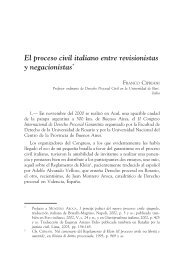 El proceso civil italiano entre revisionistas y negacionistas* - EGACAL