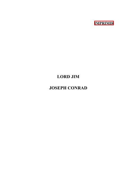 Lord Jim - Joseph Conrad - Biblioteca Digital de Cuba