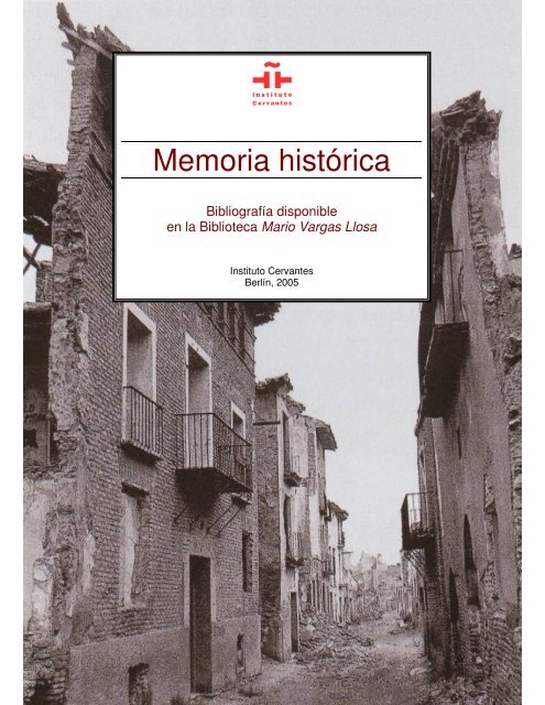 Memoria histórica - Instituto Cervantes Berlin