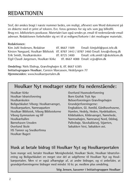 Houlkær Nyt nr 1-2012 - Houlkærportalen