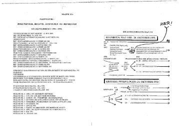 1984-1993 Dokumenter, Husavis, folder og referater - Gaderummet