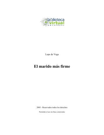 El marido más firme - Biblioteca Virtual Universal