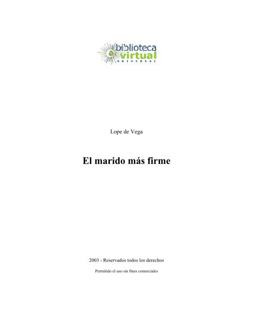 El marido más firme - Biblioteca Virtual Universal