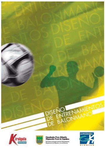 Diseño de entrenamientos de balonmano - Gipuzkoa Kirolak