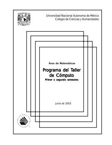 Taller de Cómputo - CCH - UNAM