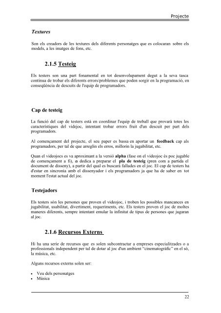 Desenvolupament de videojocs Cas pràctic de l'ús d'un motor de ...