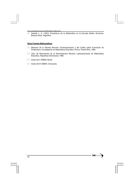 conferencias plenarias - Comite Latinoamericano de Matematica ...