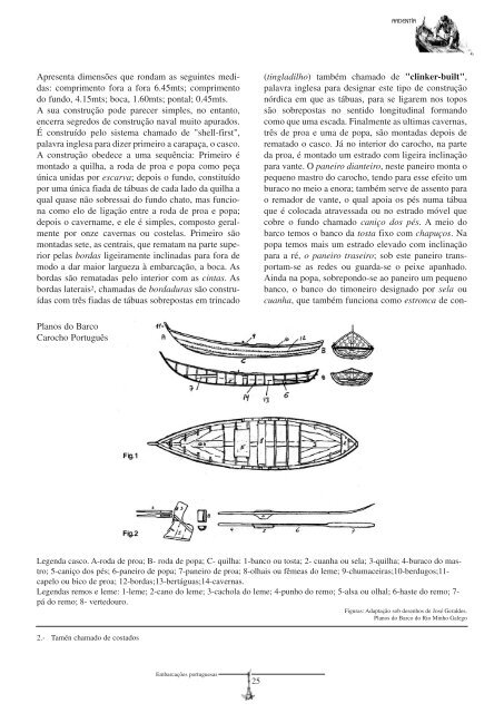 embarcações portuguesas do minho ao lima - Federación Galega ...