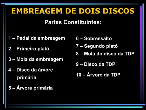 TRANSMISSÃO EM TRATORES AGRÍCOLAS - LEB/ESALQ/USP