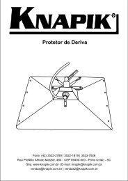 Protetor de Deriva - Pulverizador Manual Knapik