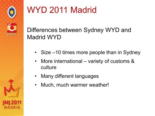 WYD Formation Day 3 Powerpoint - World Youth Day 2013