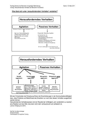 Herausforderndes Verhalten