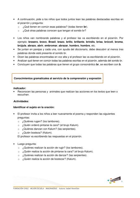 Lenguaje y Comunicación 2° Básico - Educarchile