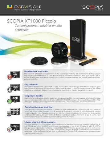 SCOPIA XT1000 Piccolo.pdf - Radvision