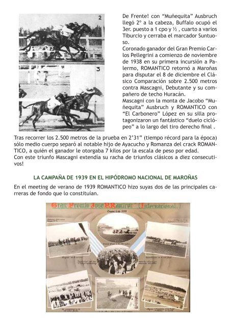 LOS TRiPlE CORONAdOS dEl TURF URUGUAyO - Museo del Turf ...