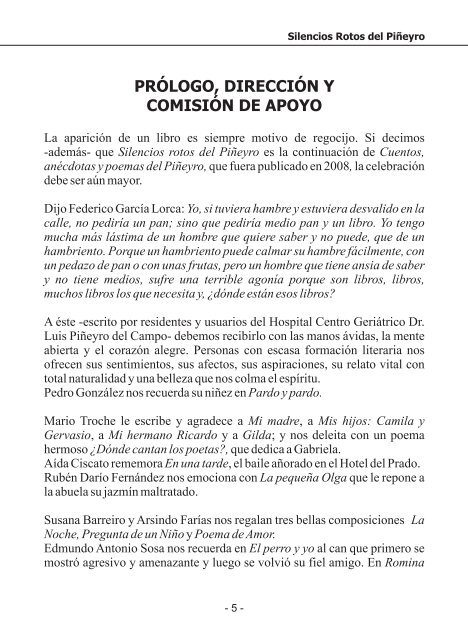 libro SILENCIOS ROTOS DEL PIÑEIRO 04 11 a curvas - Hospital ...