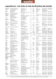 con éxito en más de 60 países - aquatherm-pipesystems.com