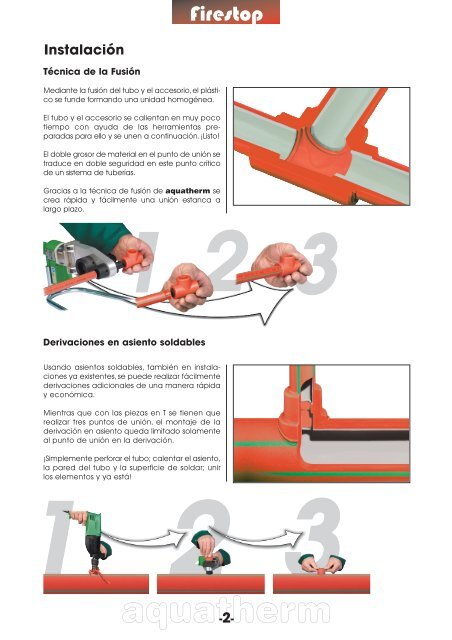 con éxito en más de 60 países - aquatherm-pipesystems.com