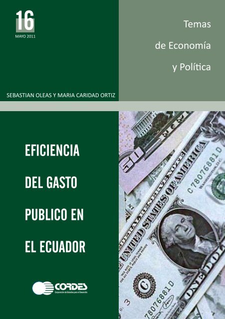 Eficiencia del Gasto Público en el Ecuador - CORDES