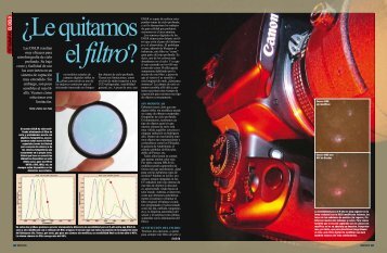 Sustitución de Filtro 400D para Astrofotografía