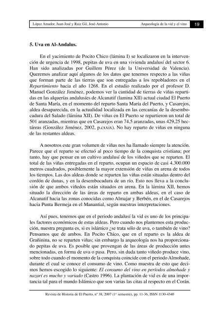 FragmentaciŠn Pocito Chico - Revista de Historia de El Puerto