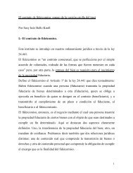 El contrato de fideicomiso: repaso de la versión criolla del trust Por ...