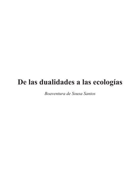 cuaderno 18.pdf - Boaventura de Sousa Santos
