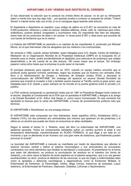 acido aspartico e aspartamo y diabetes acido aspartico e aspartamo y diabetes
