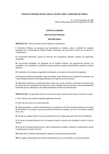 CODIGO ELECTORAL PARA EL ESTADO DE MORELOS codigo electoral para el estado de morelos: