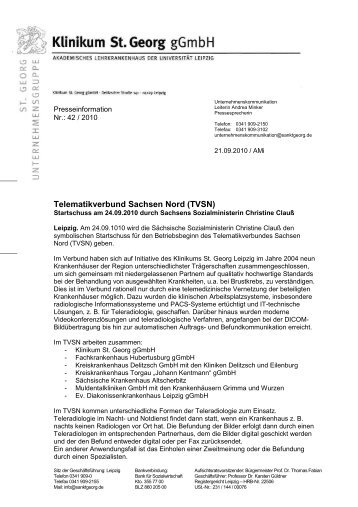 Pi 42 - Telematikverbund Sachsen Nord (TVSN) - St. Georg